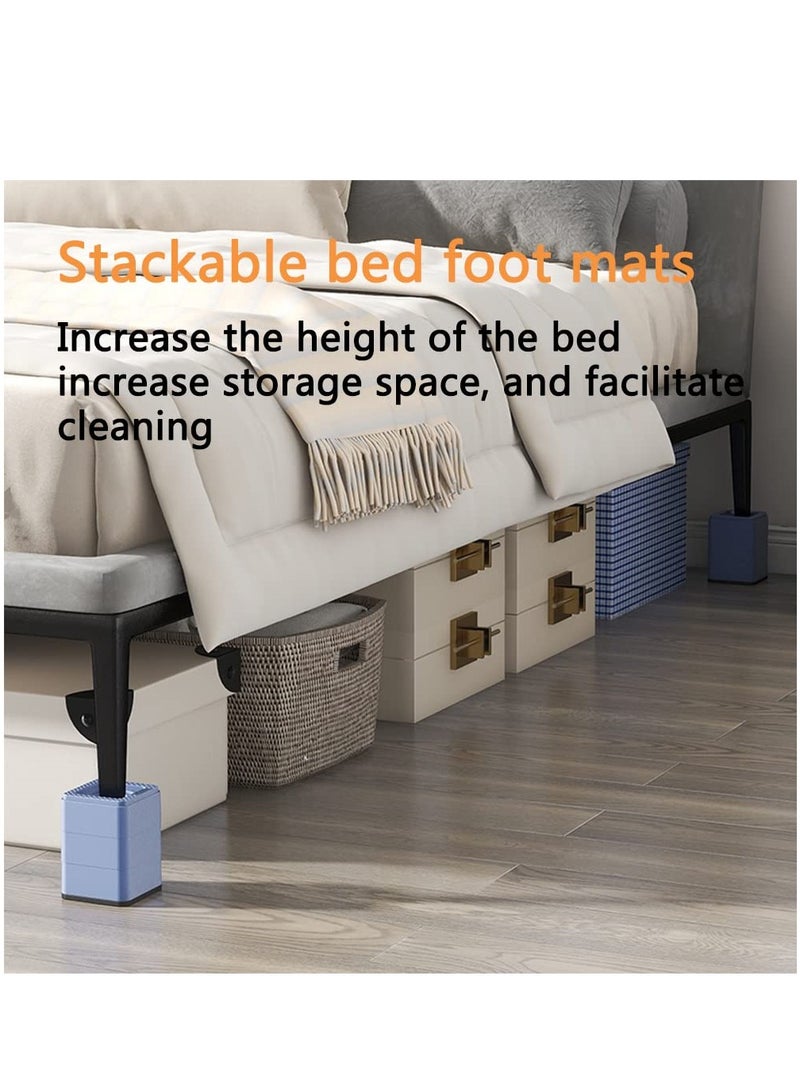 Luckam وسادات أقدام غسالة، ساق دعم الغسالة، تقليل الضوضاء، مضادة للانزلاق، مضادة للاهتزاز، وسادات أقدام مطاطية للغسالة، مثبت الغسالة، 4 قطع - Image 5