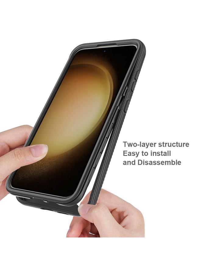 اس-توب جراب لهاتف Samsung Galaxy S24+ 5G Starry Sky بلون سادة مقاوم للصدمات من مادة TPU الشفافة لهاتف PC - Image 4