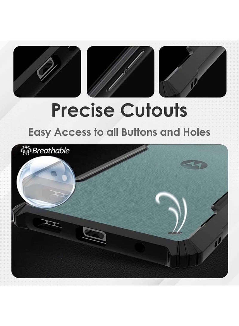 Motorola Edge 50 Shockproof Crystal Clear Back Cover Shock proof Protective Design  Transparent Back Cover for Moto Edge 50 - Image 5