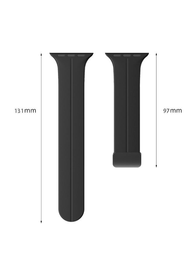 HablTech Magnetic Bands for Apple Watch 44/45/46/49mm ,Sport Silicone Strap for iWatch Series 11/10/9/8/7/6/5/4/SE/SE2/SE3/Ultra - Image 5