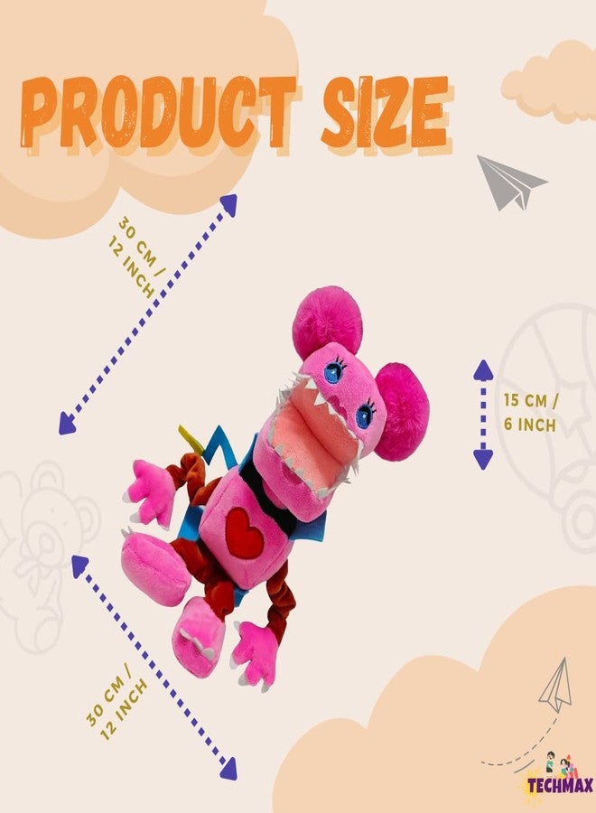 TechMax Solution Square Plush Soft Cute Stuffed Animal Plush Doll Gift for Boys and Girls Halloween Christmas Thanksgiving Horror Stuffed Figure Doll for Kids and Adults - Image 2