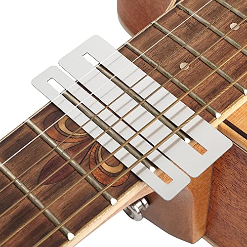 Meideal Guitar Fingerboard Luthier Tools Set Includes 8" Guitar Fret Leveling Sanding Beam Leveler, Guitar Fret Crowning Luthier File, Fingerboard Guards and Replacement Sanding Papers for Guitar Bass - Image 5