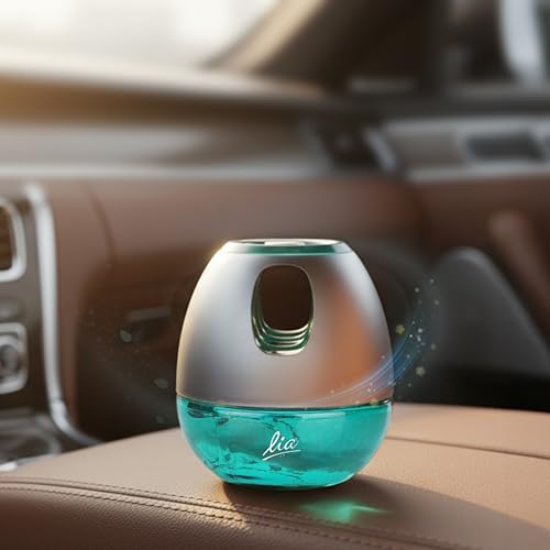 Cycle Lia Car Freshener Gel|Aqua Dream (Serene) Fragrance 45 Gm|Lia Dashboard Gel Car Air Freshener|Car Perfume Car Accessories - Image 1