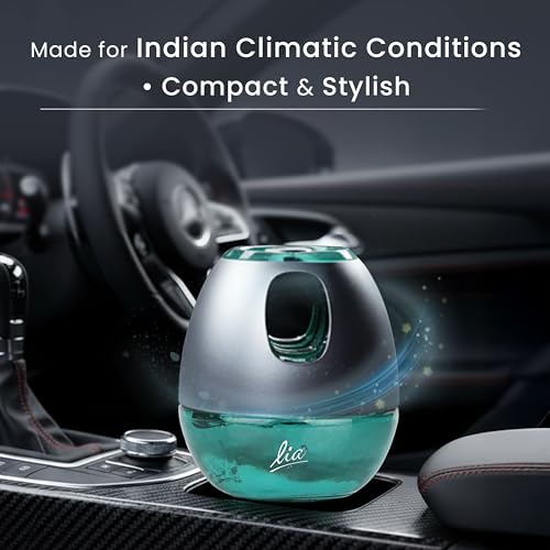 Cycle Lia Car Freshener Gel|Aqua Dream (Serene) Fragrance 45 Gm|Lia Dashboard Gel Car Air Freshener|Car Perfume Car Accessories - Image 4