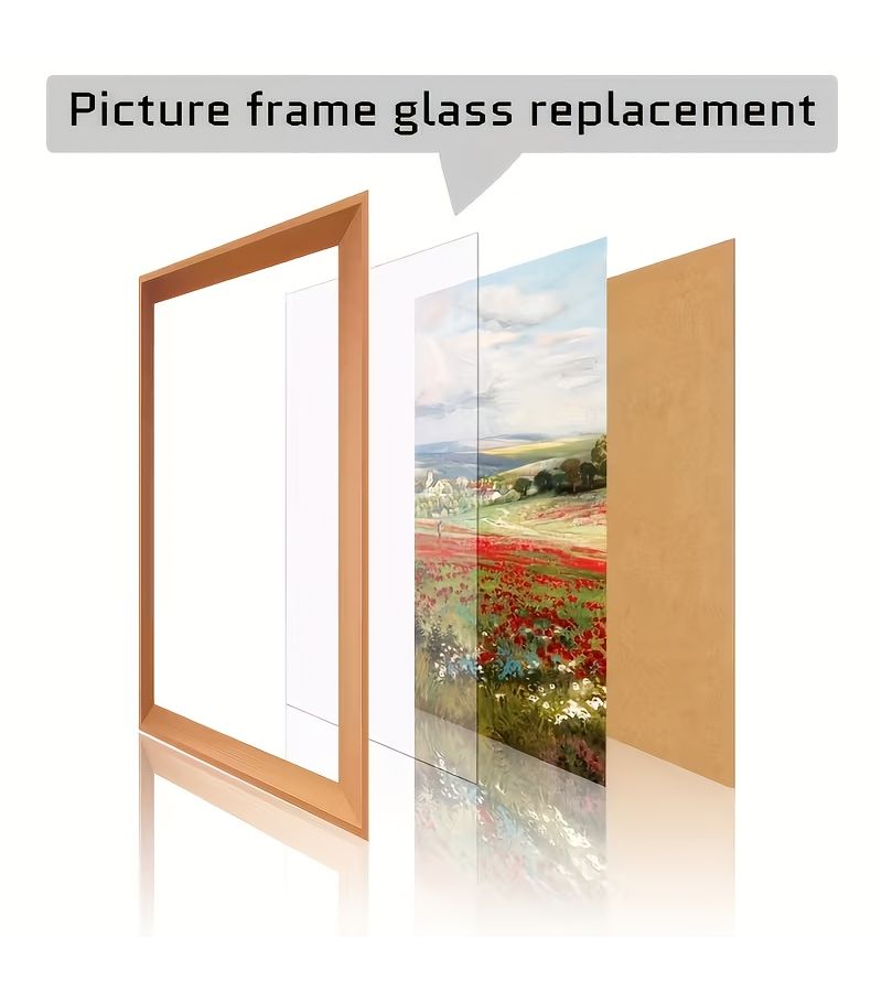 A4 Size 5pcs Clear Acrylic Sheet Transparent Plastic Board For Picture Frame Glass Replacement Display Painting - Image 4