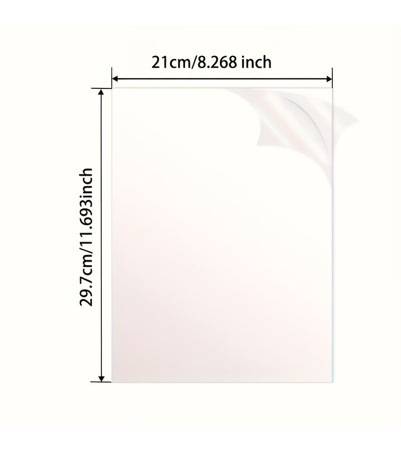 A4 Size 5pcs Clear Acrylic Sheet Transparent Plastic Board For Picture Frame Glass Replacement Display Painting - Image 2