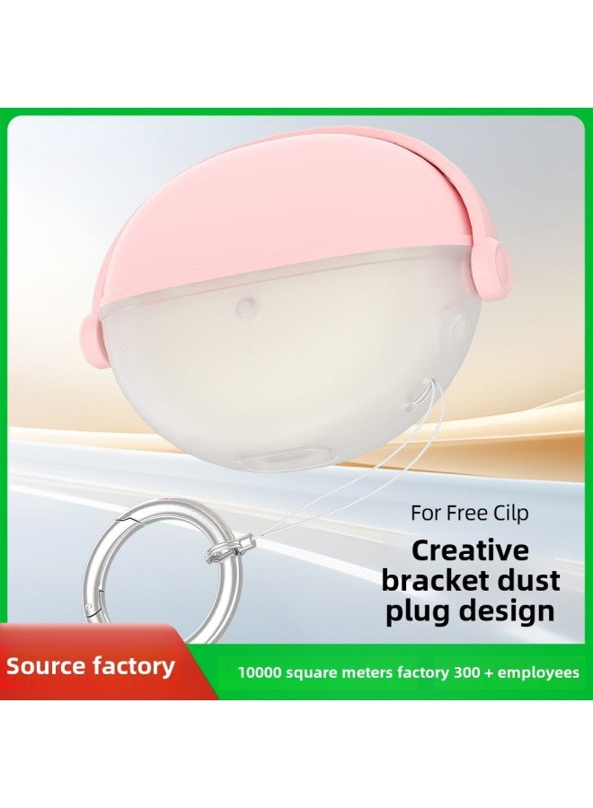 For Huawei FreeClip Protective Case Pro3 Lock 5i Silicone 6i Soft Case Freebudspro4 Earphone Case-Color:White-Model:FreeClip  - Image 2