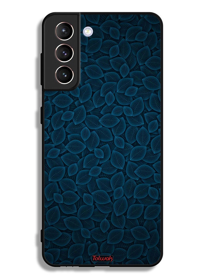Tolwak Samsung Galaxy S21 Plus 5G Protective Case Cover Digital Art Leaves Pattern - Image 3