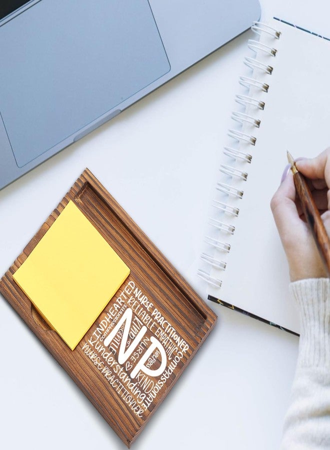 EFFJNSG Nurse Practitioner Appreciation Gifts Compassionate Quote Healthcare Worker Medical Student Graduation Nursing Nurse Week Thank You Gift NP Desk Self Stick Note Pad Holders EDP217 - Image 5