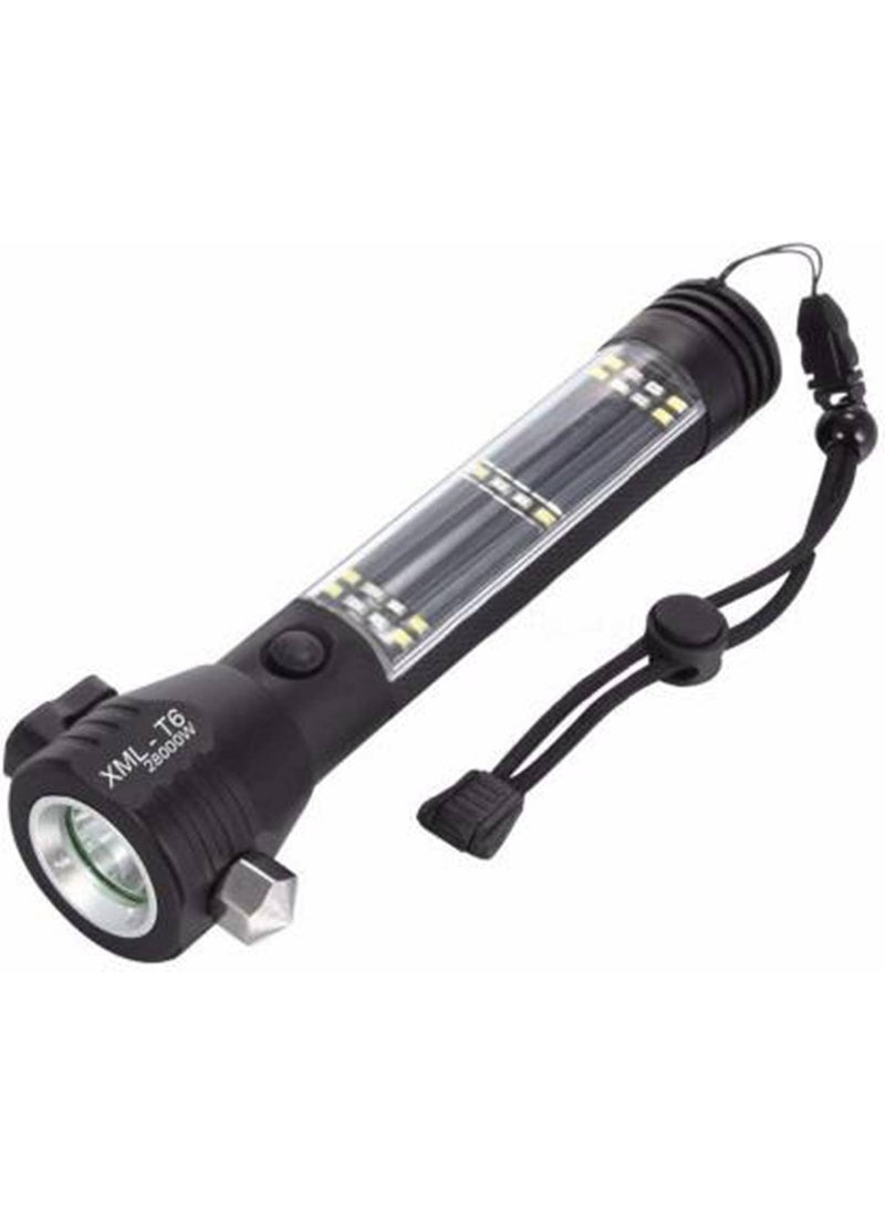 ORIGINAL MART Original Mart Solor Torch USB Rechargeable XPECOB LED Zoomable Flashlight  - Image 1