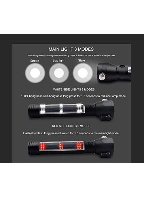 ORIGINAL MART Original Mart Solor Torch USB Rechargeable XPECOB LED Zoomable Flashlight  - Image 5