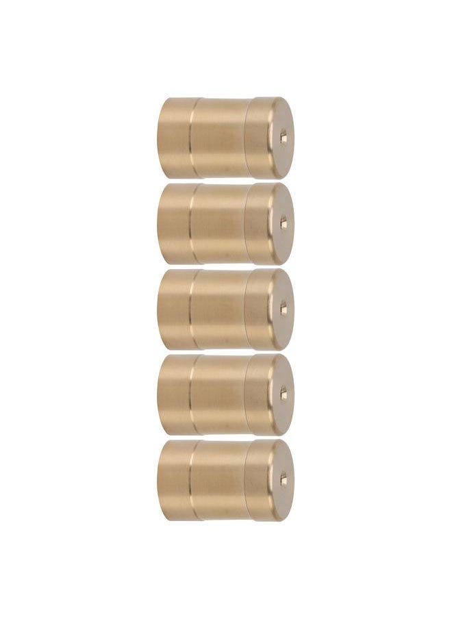 Thoraya 5PCS Copper Lawn Misting Nozzle Flat Head Spray Misting Nozzle Internal Thread Connection for Landscaping Outdoor G1/2in  - Image 3