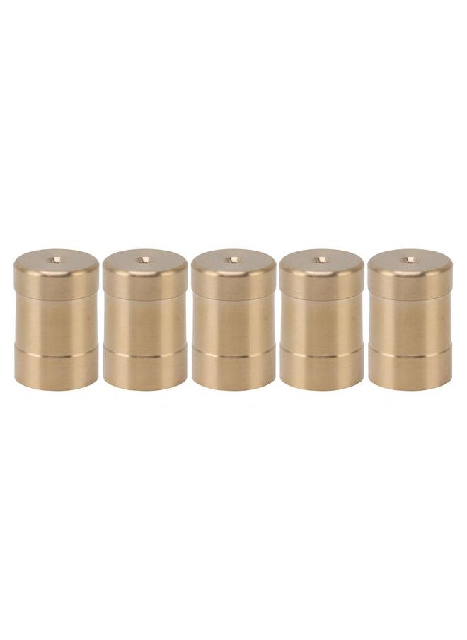 Thoraya 5PCS Copper Lawn Misting Nozzle Flat Head Spray Misting Nozzle Internal Thread Connection for Landscaping Outdoor G1/2in  - Image 1
