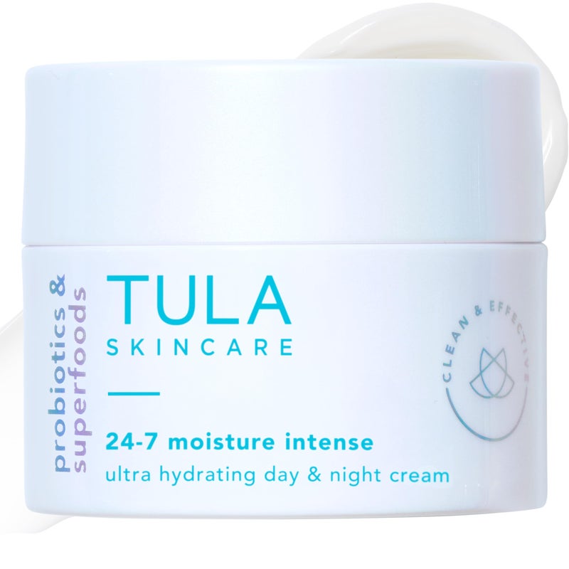 TULA Skin Care 24-7 Moisture Intense Ultra Hydrating Day & Night Cream - Ultra Nourishing Moisturizer for Face, Improves, Soothes & Maintains Skin Balance, 1.5 oz. - Image 1