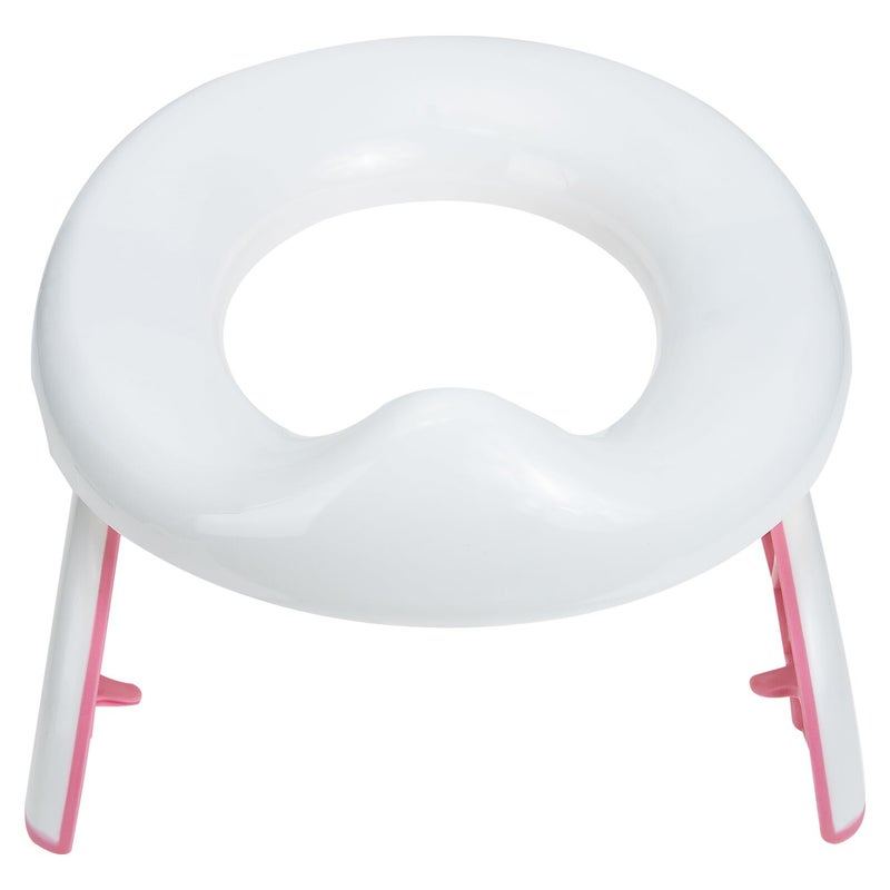 Portable Folding Travel Potty Seat For Boys And Girls Pink Training Toilet For Car And Outdoor Use - Image 2