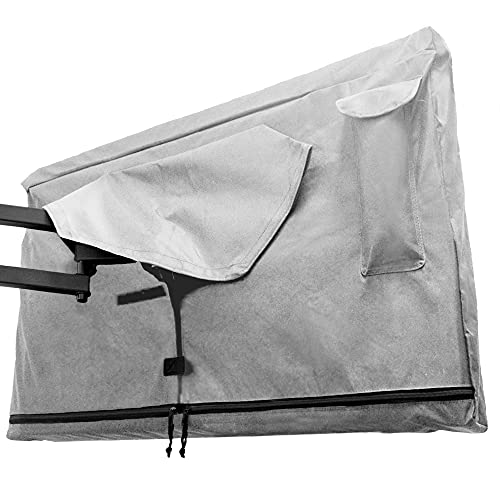 Bozzcovers Outdoor TV Cover 60-65 inch - with Zipper, Weatherproof, Waterproof 360 Degrees Protection, Soft Non Scratch Interior - Warm Gray - Image 1