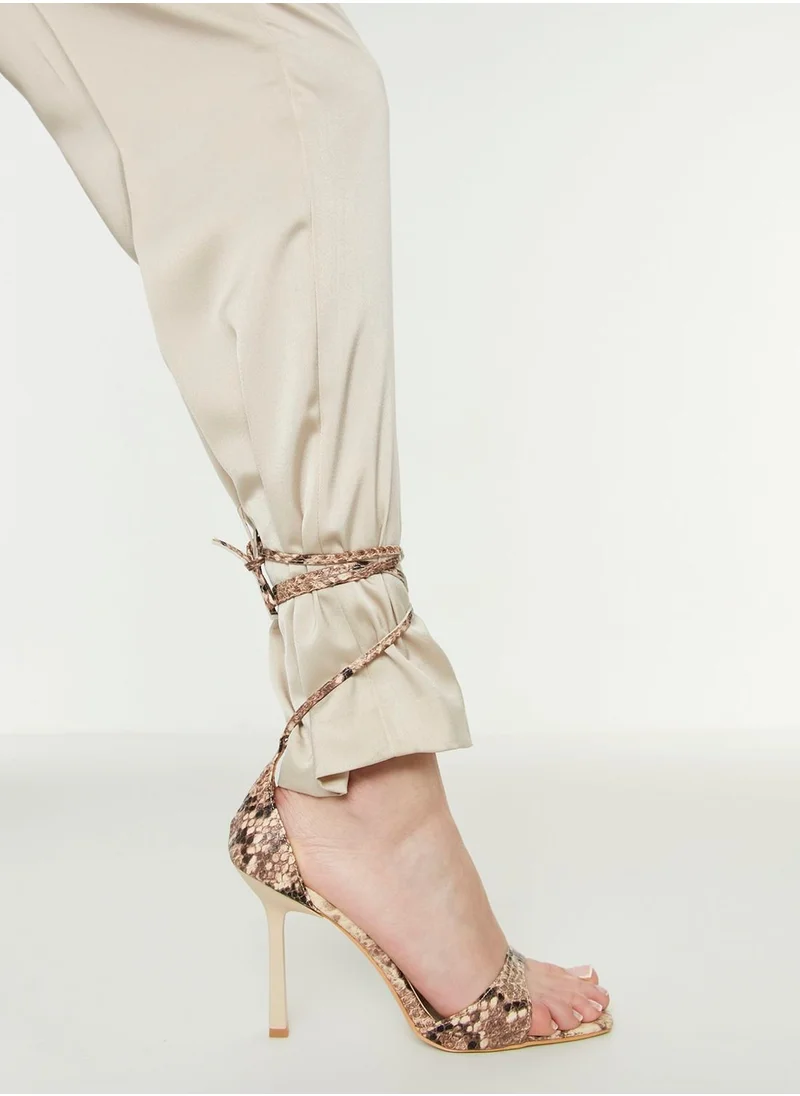 trendyol Snake Detail Ankle Strap Sandal