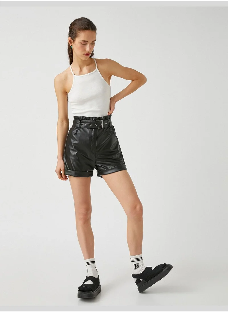 كوتون Halterneck Ribbed Top Tank