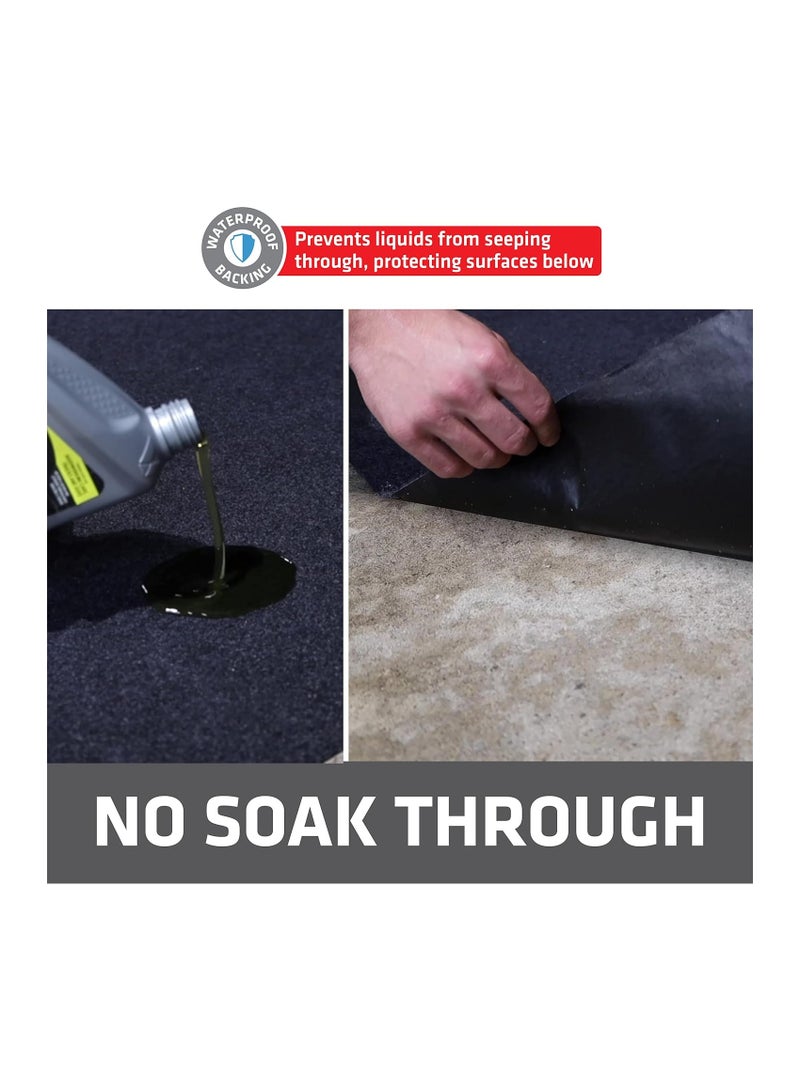 Premium Maintenance Mat Oil Spill Garage Floor Mat (90 x 100cm), Absorbent, Waterproof, Contains Liquids, Protects Garage Surface or Driveway, Reusable, Washable, Durable - Image 2
