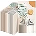 Sinmoe 100 Pack Floral Napkins Disposable Paper Hand Towels 2 Ply Decorative Dinner Guest Towels Flower Cocktail Napkins for Bathroom Toilet Powder Room Wedding Bridal Shower Birthday Lovely - Image 1