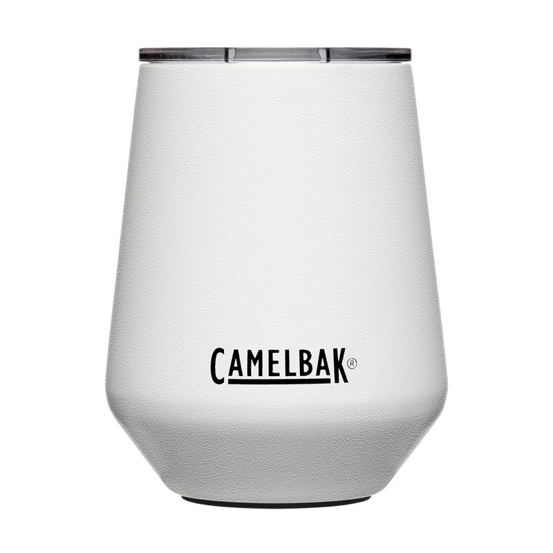 CamelBak Horizon 12oz Wine Tumbler - Insulated Stainless Steel - Tri-Mode Lid - White - Image 1