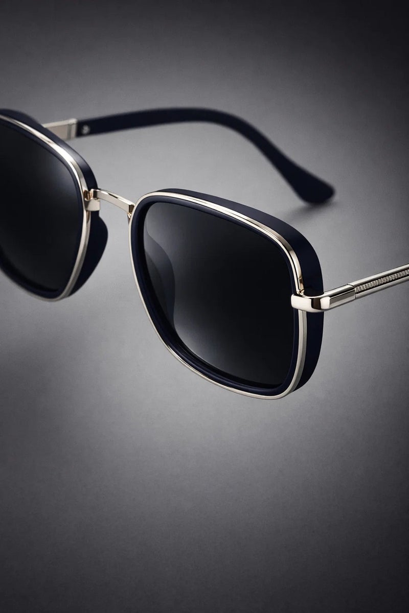 VEGAS Full Rim Square Unisex Grey  Sunglasses V2060 S C1 - Image 5