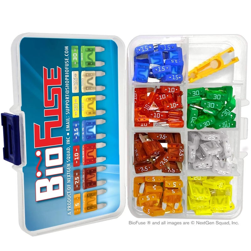 BIOFUSE مجموعة فيوزات السيارات التجارية بيوفيوز ميني APM ATM 120 قطعة - Image 2