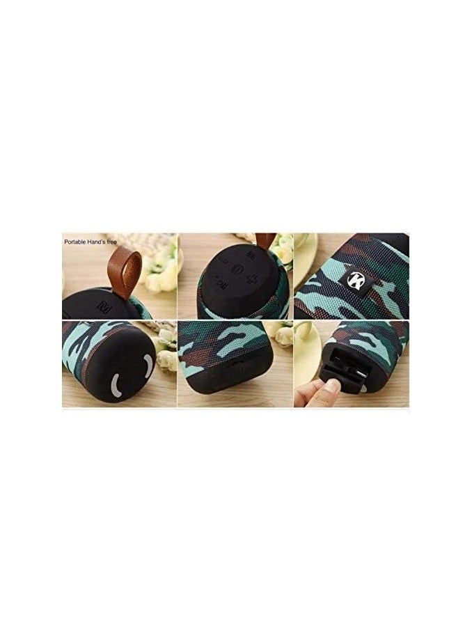 K37 Bluetooth Mini Portable Speaker with Calling - FM Radio - USB- Card Slot Compatible with All Devices Blue Color - Image 4