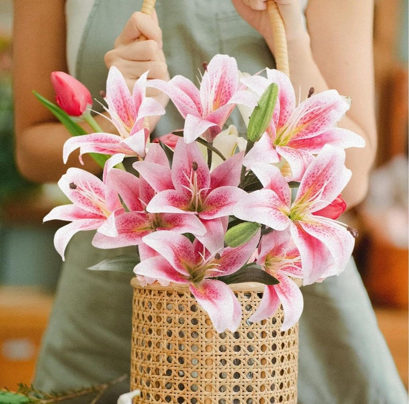 VRB Dec زهور صناعية ليلك 1 قطعة (3 رأس) مجموعة زهور رغوية - Image 3