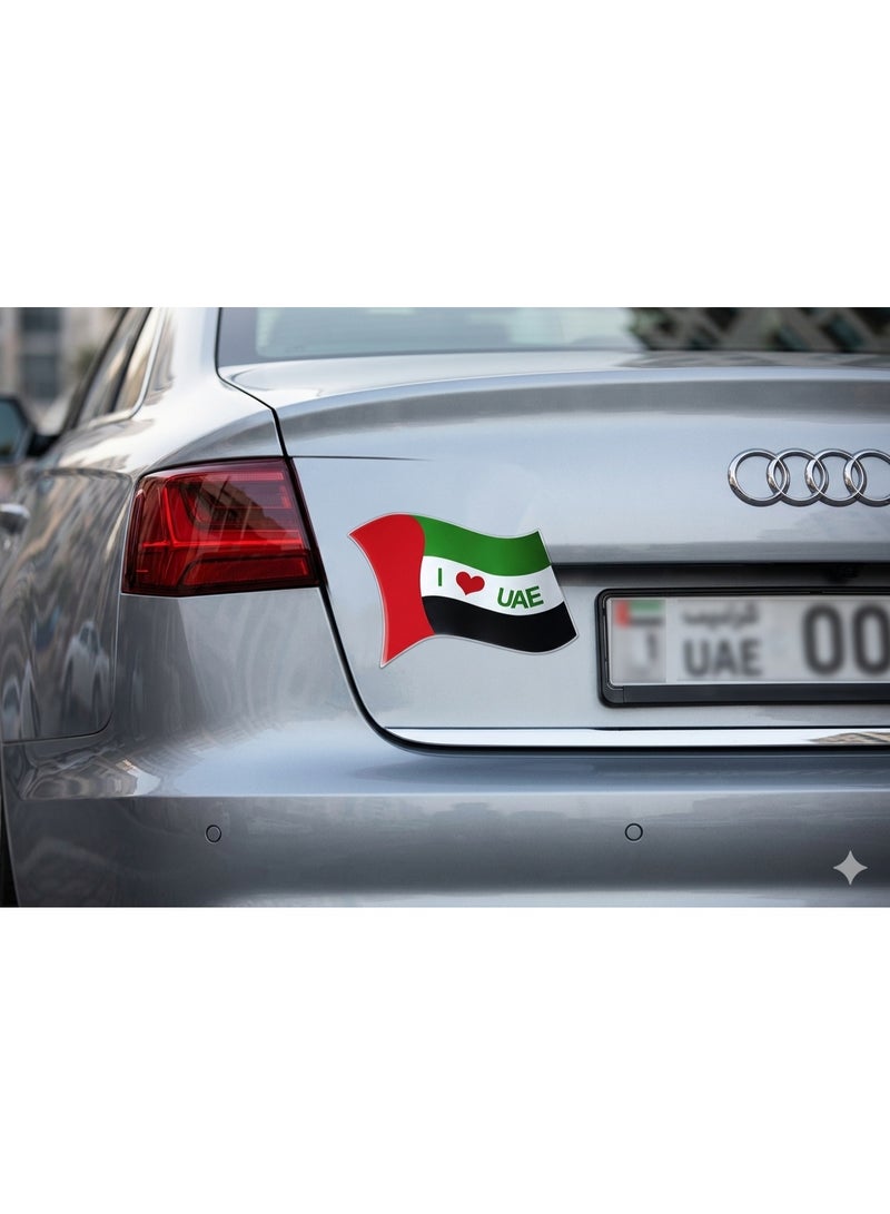 راين ملصقات سيارات الإمارات العربية المتحدة 17 × 25 سم قطعتان - Image 2