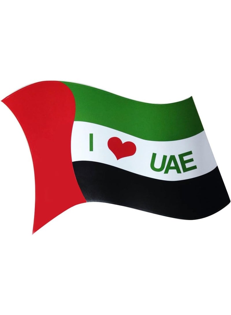 راين ملصقات سيارات الإمارات العربية المتحدة 17 × 25 سم قطعتان - Image 1