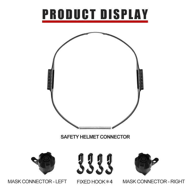 ELESEDI Hard Hat Adapter for Welding Helmet - Welding Hood Hard Hat Adapter Replacemengt Adjustable Mounting System Cap Mount Adapter Compatible with Most Series Welding Helmets - Image 5