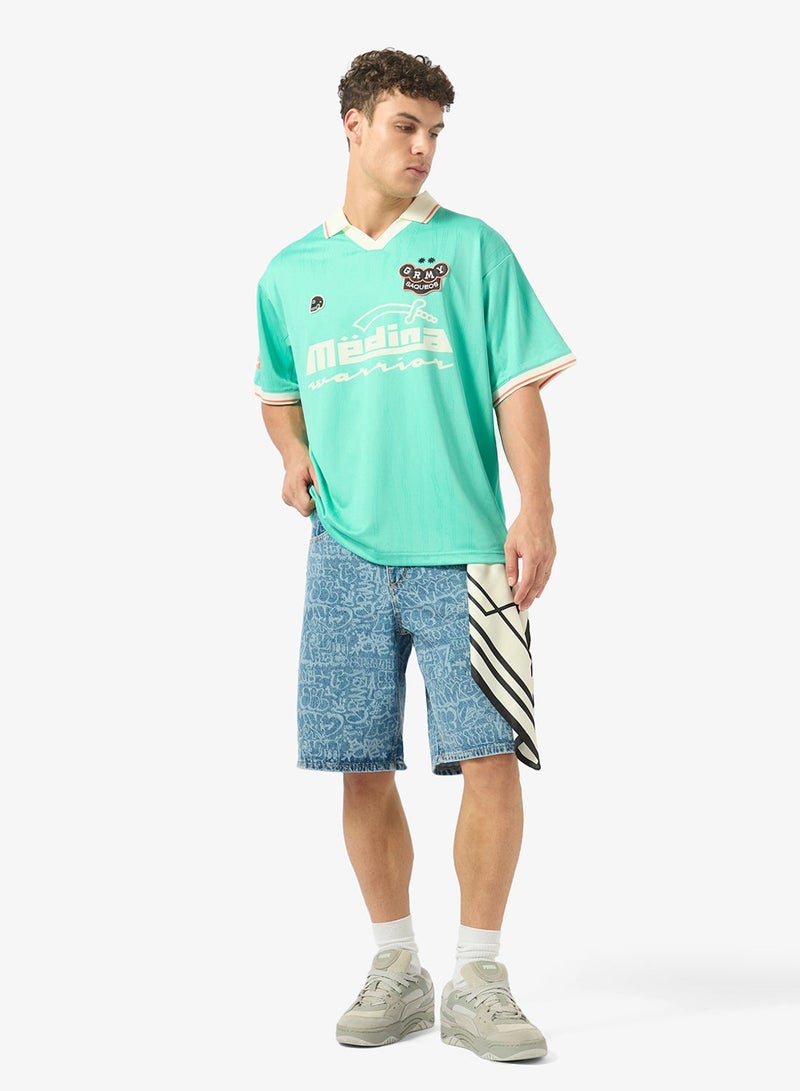 Grimey Machetazos The Warrior Boxy Soccer Jersey - Image 4