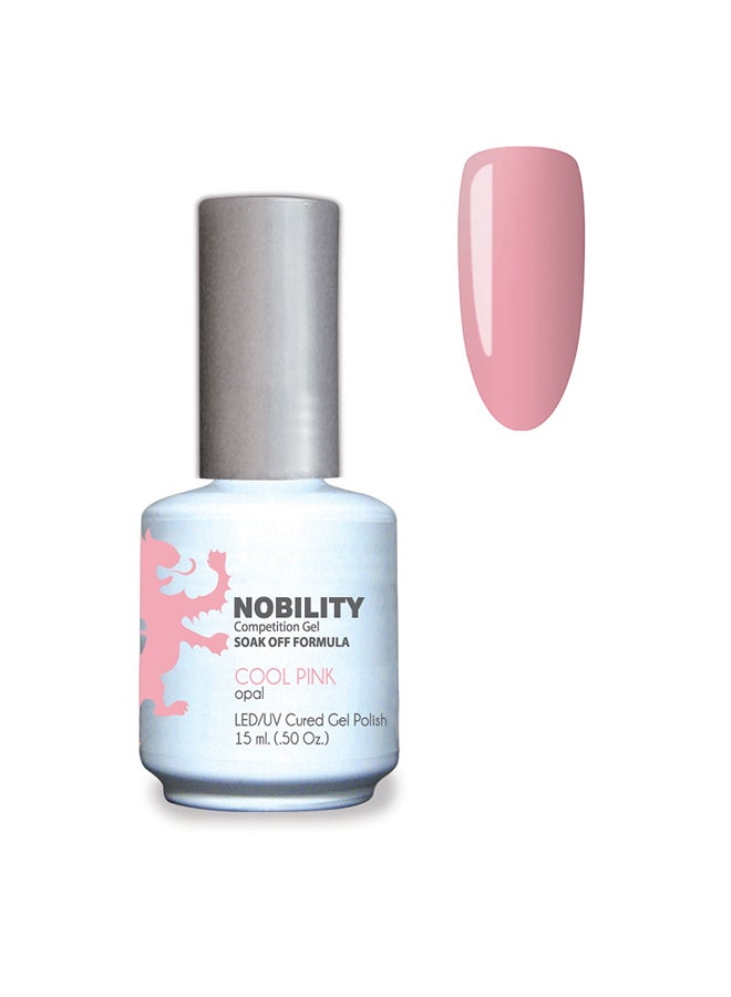 Lechat Gel Nail Polish 15 ml, Long Lasting, Chip Resistant, Requires Drying Under UV Led Lamp Cool Pink Nbgp10