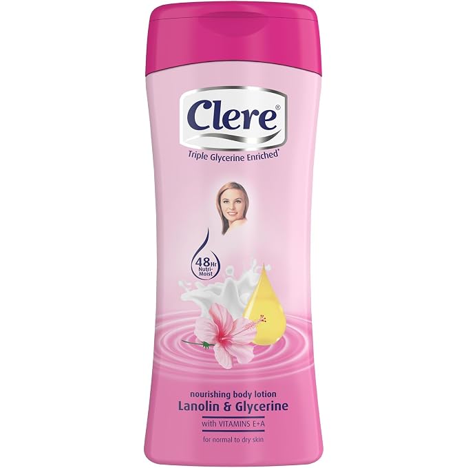 CLERE Hand and Body Lotion Nourishing Lanolin and Glycerine - Image 1