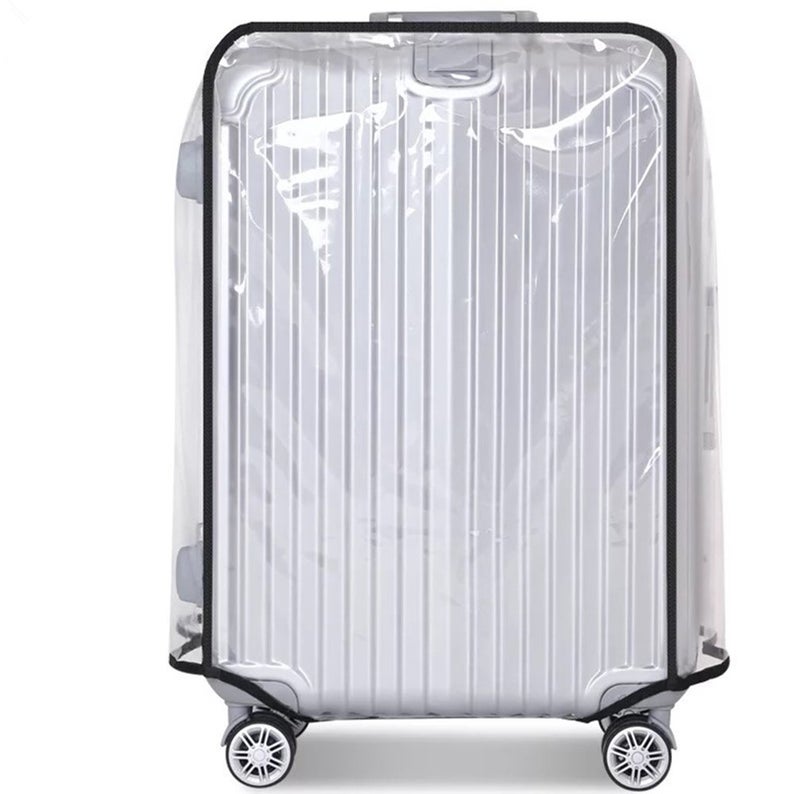 JenKin Luggage Protector Suitcase Cover PVC Waterproof Travel Suitcase Fits Most to 30"（30" (21.3" L x 13.4" W x 29.5" H)） - Image 2