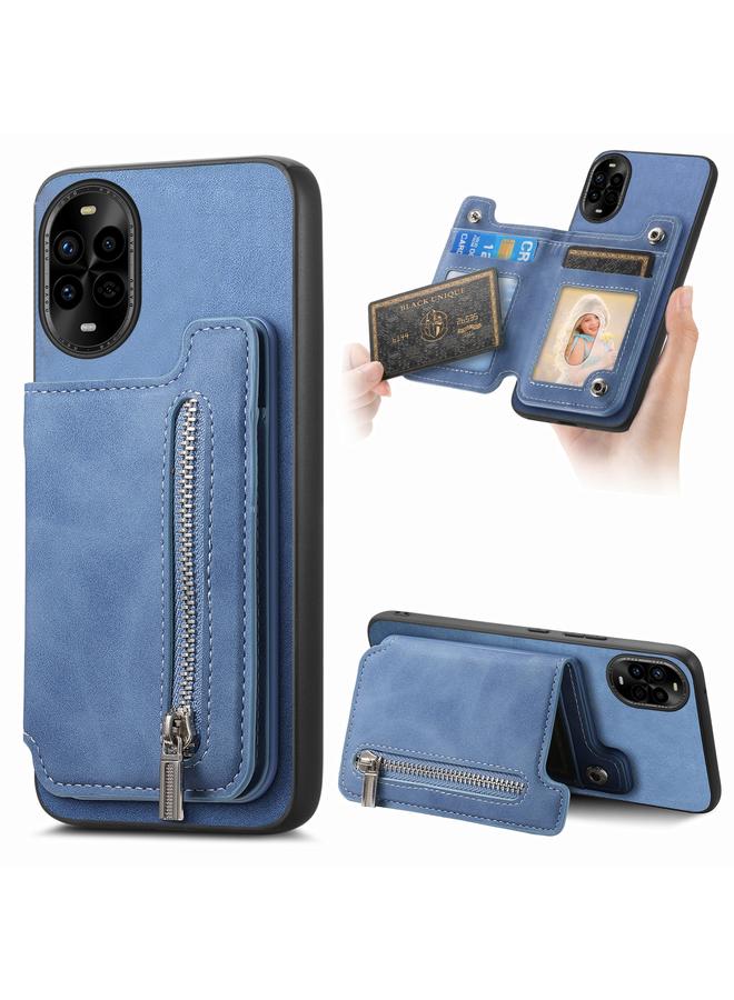 S-TOP Case For Huawei nova 13 Pro Retro MagSafe Zipper Wallet Card Bag Back Phone Case - Image 1