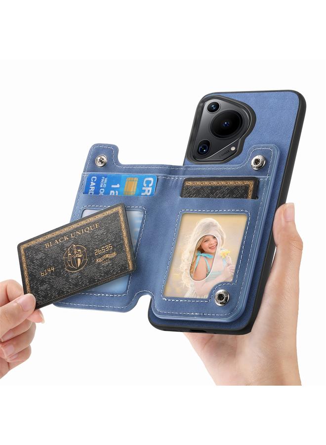 S-TOP Case For Huawei nova 13 Pro Retro MagSafe Zipper Wallet Card Bag Back Phone Case - Image 4