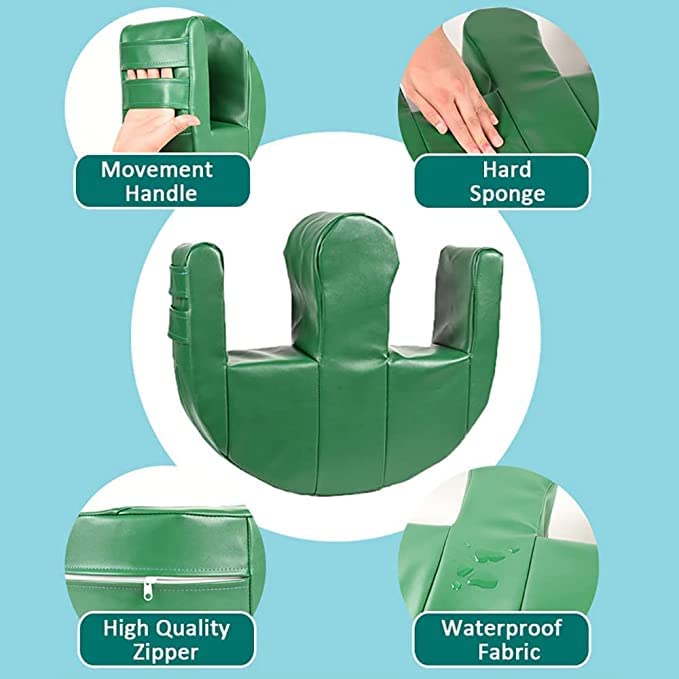 Kitwe Bedridden Patient Turning Device-Multifunctional Turning Pillow PU Leather Anti-Bedsore Waterproof Paralyzed Bed Shift Nursing Products Helping The Elderly Turn Over Pillow - Image 2