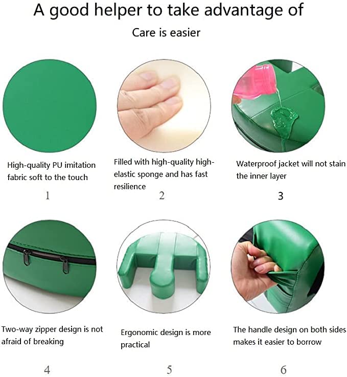 Kitwe Bedridden Patient Turning Device-Multifunctional Turning Pillow PU Leather Anti-Bedsore Waterproof Paralyzed Bed Shift Nursing Products Helping The Elderly Turn Over Pillow - Image 3