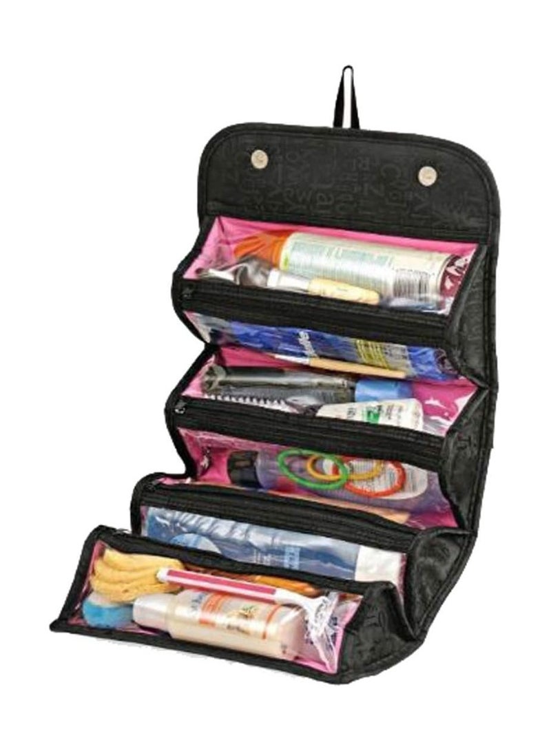 BLOOMING TIME Women Travel Large Cosmetic Bag Fashion Waterproof Nylon Beauty Makeup Bag Organizer Make Up Storage Toiletry Bag - Image 1