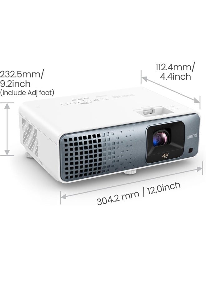 BenQ TK710 4K Gaming Projector, 3200 Lumens, Laser Technology Tk710 White And Gray - Image 2