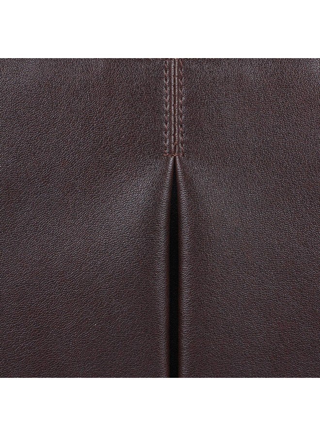 K London Messenger Bag - Laptop Bag for Men || Women, PU Leather Office Bag for Unisex | Supports Laptop Upto 15.6 inches (1810_Darkbrown) - Image 3