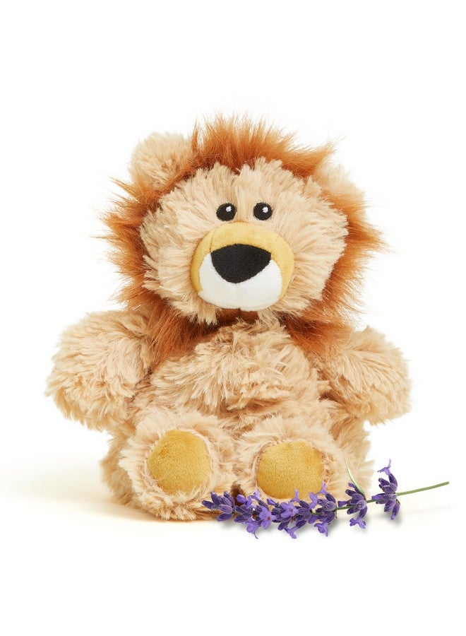 warmies Junior Microwavable & Weighted Stuffed Animals, Lion - Heated Stuffed Animal Plushie for Warmth & Comfort - Cute Soft Plush Toys for Adults & Children (Boys, Girls, Babies & Toddlers) - Image 1