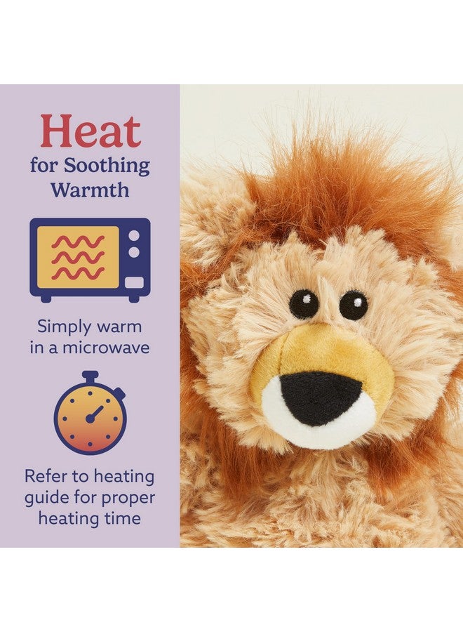 warmies Junior Microwavable & Weighted Stuffed Animals, Lion - Heated Stuffed Animal Plushie for Warmth & Comfort - Cute Soft Plush Toys for Adults & Children (Boys, Girls, Babies & Toddlers) - Image 4