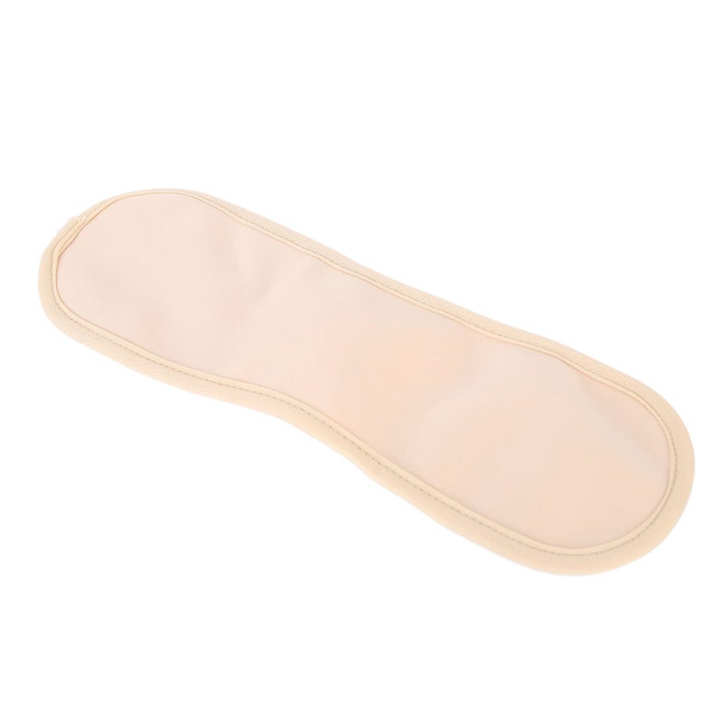 Soft Reusable Castor Oil Pack Sleep Neck Soreness Relief Compress Castor Oil Wrap for Thyroid Nodules Khaki - Image 1