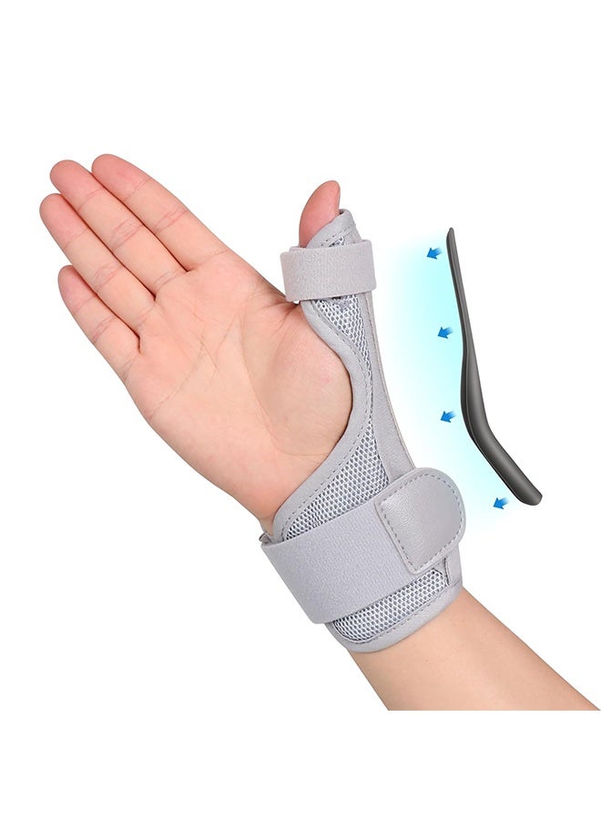 Generic Thumb Brace for Men and Women, CMC Joint Thumb Spica Splint for Pain Relief, Tendonitis, Thumb Wrist Stabilization Support for Right or Left Hand (Grey)  - Image 1