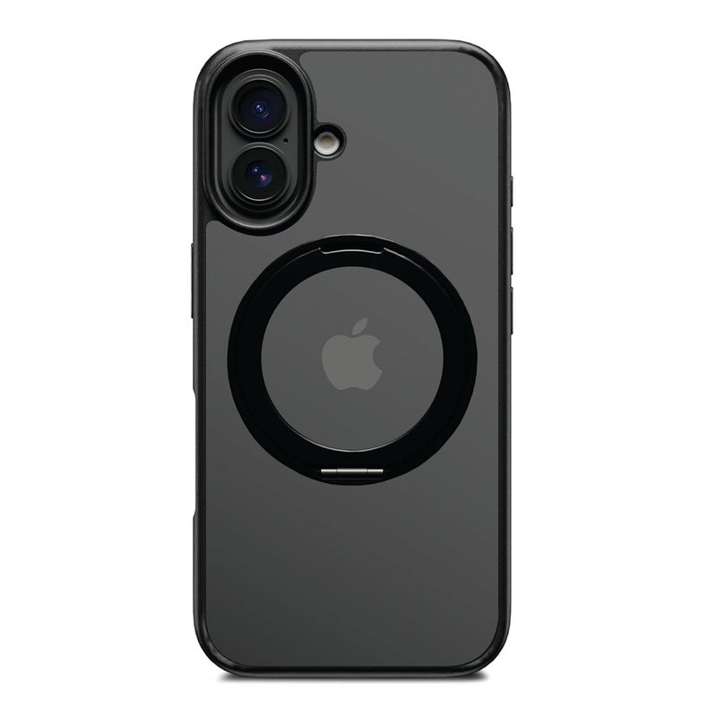 Daily Objects Polycarbonate Case for iPhone 16 Compatible with Mag-Safe Wireless Charging,Halo 2.0 with Rotatable Stand Slim Shockproof Back Cover - Image 1