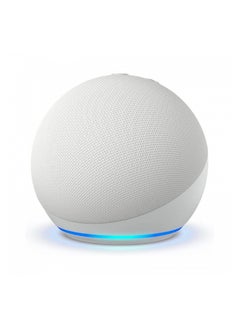 ECHO Echo Dot (5th Gen) | smart bluetooth speaker with vibrant sound and Alexa | Use your voice to control smart home devices, play music or the Quran, and more (speaks English & Khaleeji) | White  - Image 1