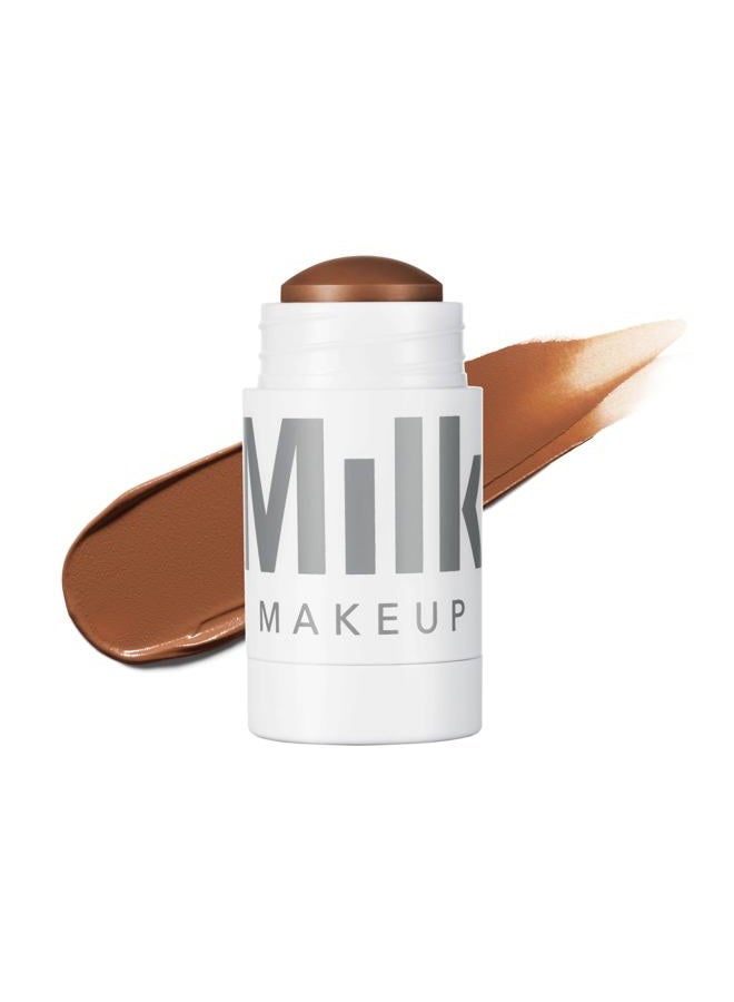 MILK MAKEUP Matte Bronzer, Blaze (Tan Bronze) - 0.19 oz - Cream Bronzer Stick - Buildable, Blendable Color - Matte Finish - 1,000+ Swipes Per Stick - Vegan, Cruelty Free - Image 1